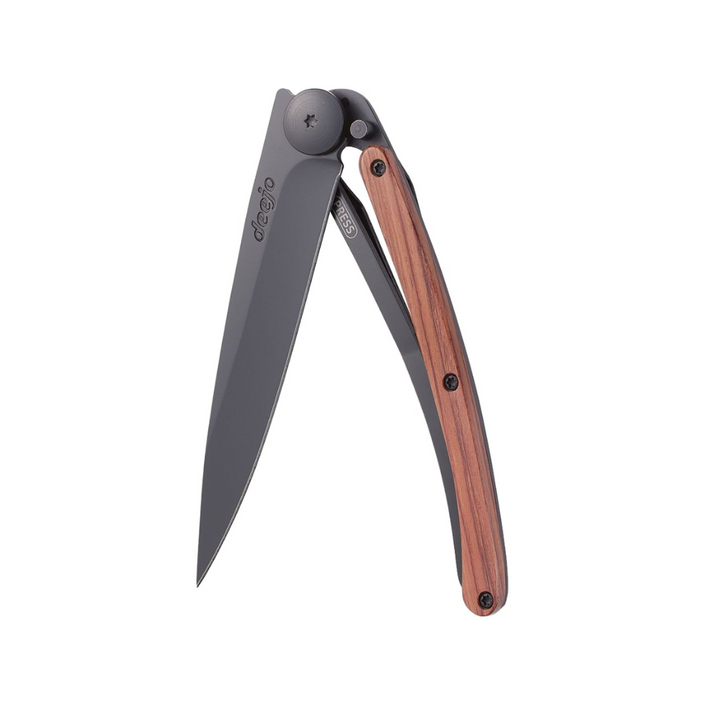 DEEJO Classic Wood Knife 27g - Black Coral