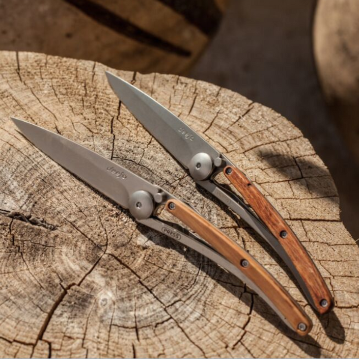 DEEJO Classic Wood Knife 27g - Juniper