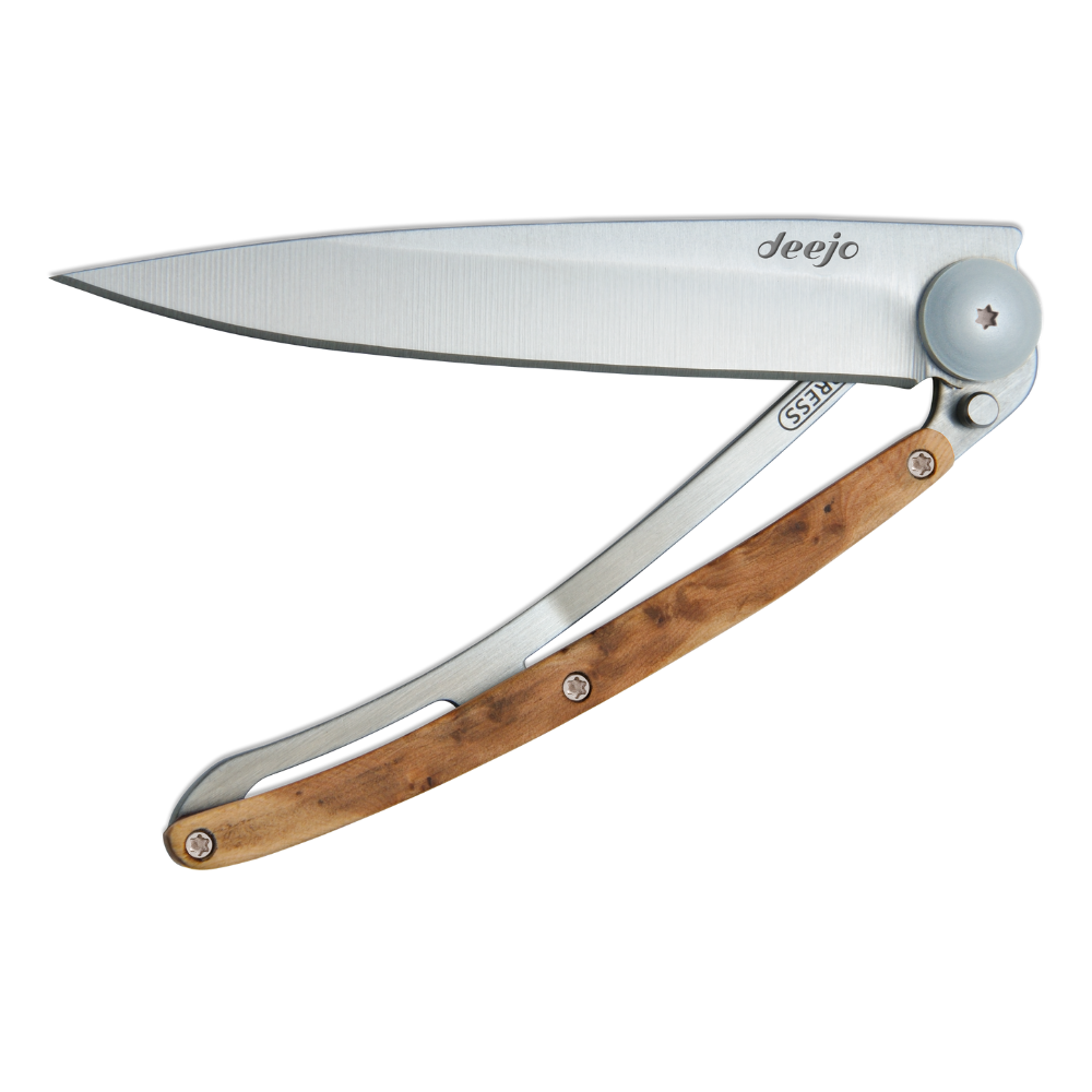 Load image into Gallery viewer, DEEJO Classic Wood Knife 37g - Juniper