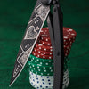 DEEJO Ebony Wood Knife Black 37g - Good Luck