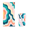 DOCK & BAY Quick-dry Beach Towel 100% Recycled - Go Wild Collection