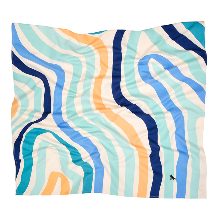 DOCK & BAY Quick-dry Beach Towel 100% Recycled Go Wild Collection - Groovy Dunes