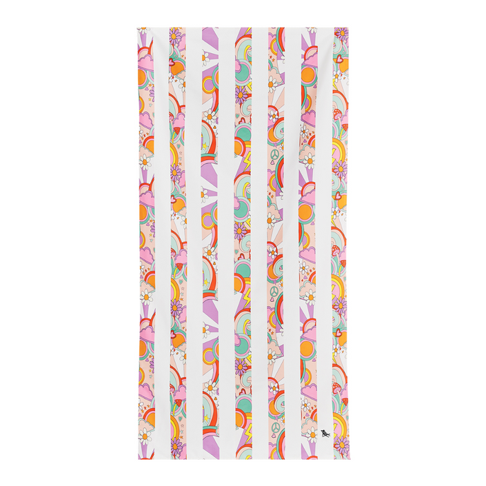 DOCK & BAY Quick-dry Beach Towel 100% Recycled Kids Collection - Pink Power
