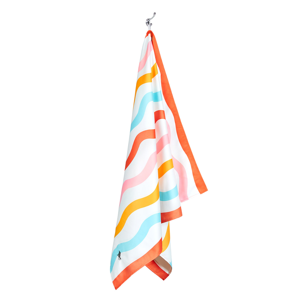 Load image into Gallery viewer, DOCK &amp; BAY Quick-dry Beach Towel 100% Recycled Kids Collection - Squiggly Face