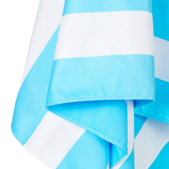 DOCK & BAY Quick-dry Beach Towel 100% Recycled Cabana Light Collection - Tulum Blue