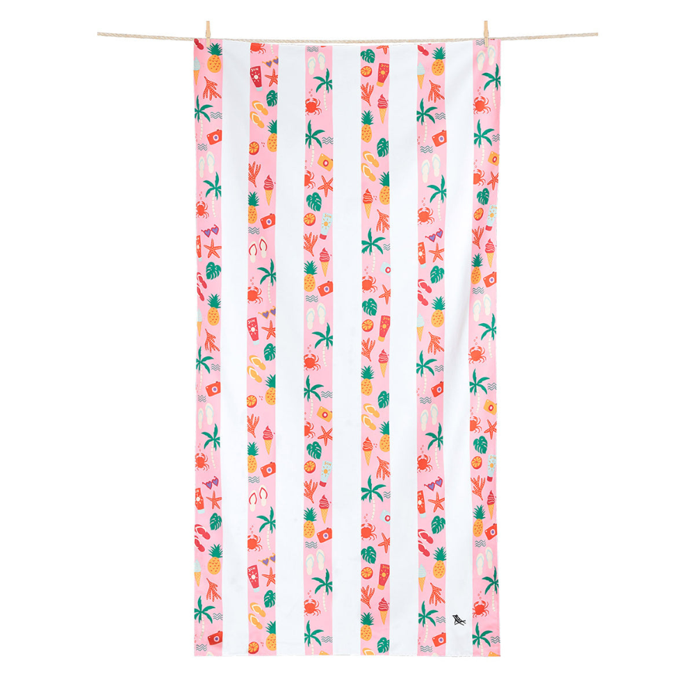 Load image into Gallery viewer, DOCK &amp; BAY Quick-dry Beach Towel 100% Recycled Kids Collection - Vacay Vibes