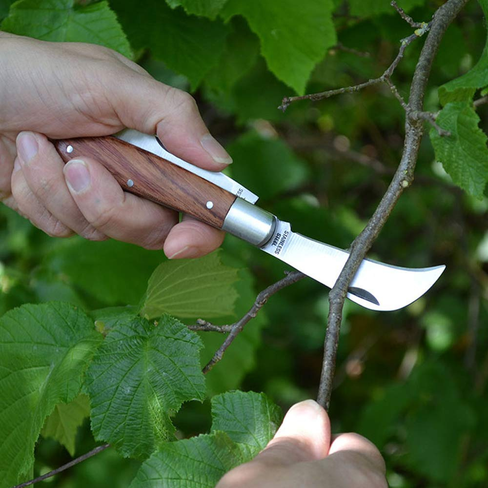 Load image into Gallery viewer, DRAPER TOOLS Expert Heritage Range Budding Knife with FSC Certified Oak Handle