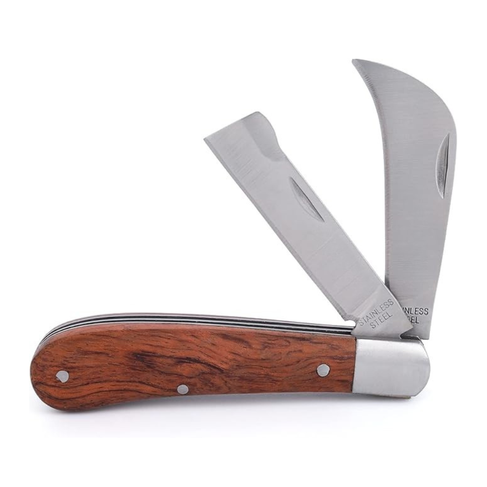 Load image into Gallery viewer, DRAPER TOOLS Expert Heritage Range Budding Knife with FSC Certified Oak Handle