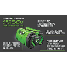 Load image into Gallery viewer, EGO POWER+ 56V ARC Lithium-Ion Battery 10.0Ah