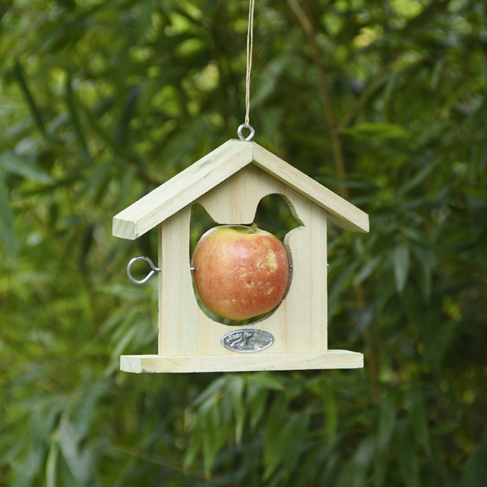 ESSCHERT DESIGN Apple House Bird Feeder - Bird