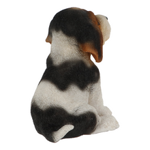 Load image into Gallery viewer, ESSCHERT DESIGN Beagle Pup Statue - White/Black