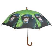 Load image into Gallery viewer, ESSCHERT DESIGN Children&#39;s &#39;Out of Africa&#39; Umbrella - Chimpanzee