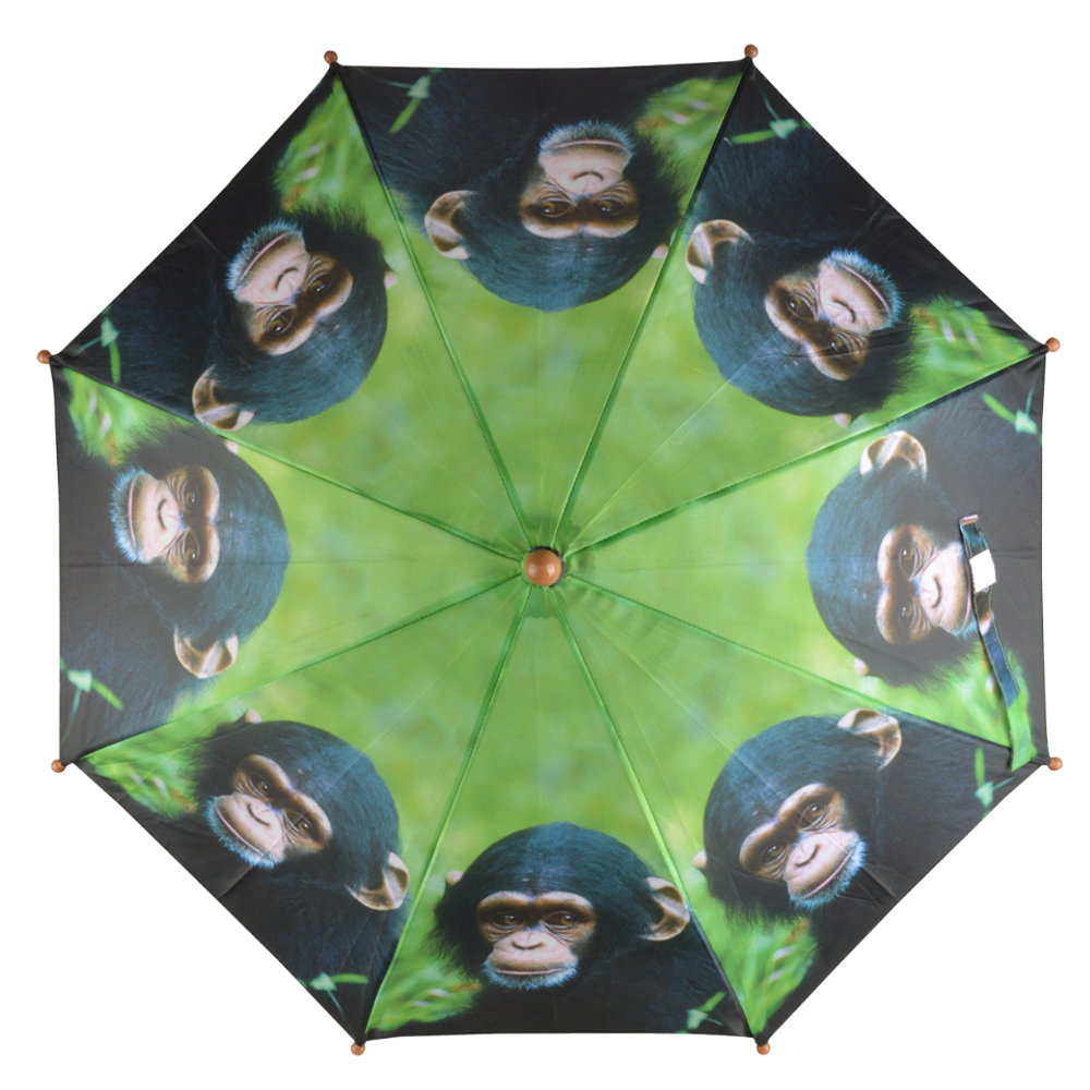 Load image into Gallery viewer, ESSCHERT DESIGN Children&#39;s &#39;Out of Africa&#39; Umbrella - Chimpanzee