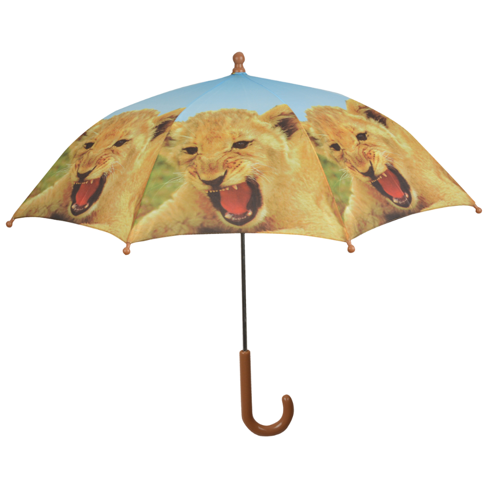 Load image into Gallery viewer, ESSCHERT DESIGN Children&#39;s &#39;Out of Africa&#39; Umbrella - Lion