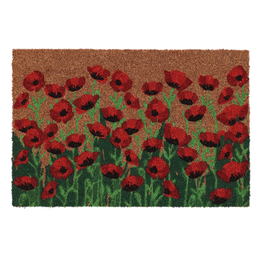 ESSCHERT DESIGN Door Mat - Poppies