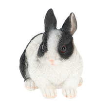 Load image into Gallery viewer, ESSCHERT DESIGN Dwarf Rabbit Statue - Black/White