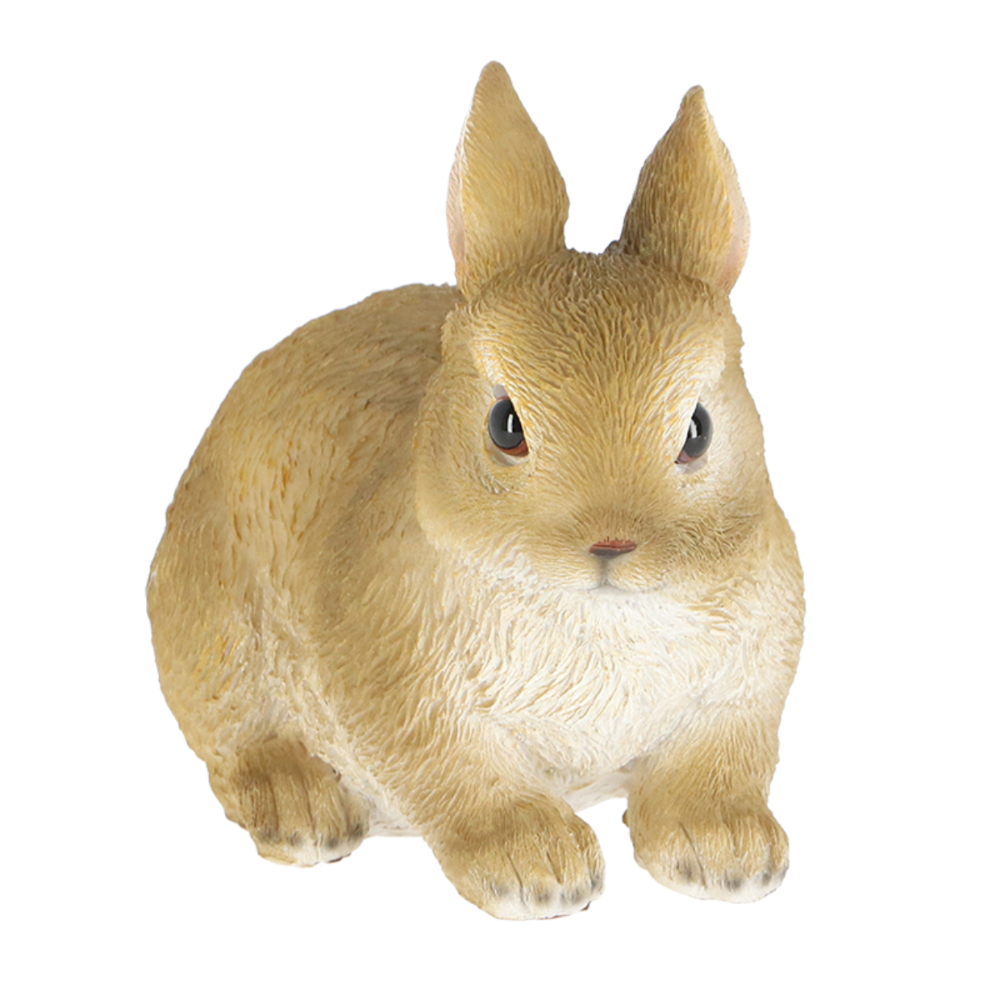 ESSCHERT DESIGN Dwarf Rabbit Statue - Brown
