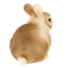 ESSCHERT DESIGN Dwarf Rabbit Statue - Brown/White