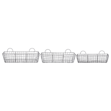 ESSCHERT DESIGN Long Wire Basket - Set of 3