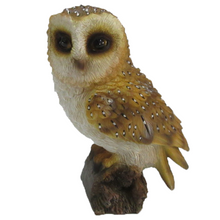 Load image into Gallery viewer, ESSCHERT DESIGN Owl Statue On Pole - Speckled