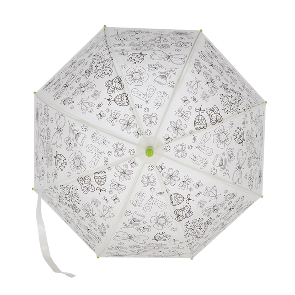 Load image into Gallery viewer, ESSCHERT DESIGN Paint It Yourself Children&#39;s Umbrella - Butterflies