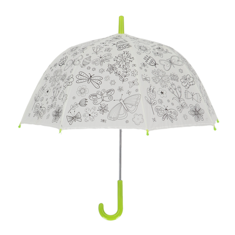 Load image into Gallery viewer, ESSCHERT DESIGN Paint It Yourself Children&#39;s Umbrella - Butterflies