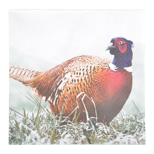 ESSCHERT DESIGN Paper Napkins Large 20pk - Pheasant