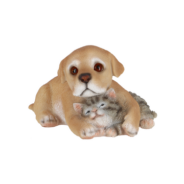 ESSCHERT DESIGN Puppy & Kitten Statue