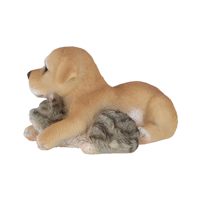 ESSCHERT DESIGN Puppy & Kitten Statue