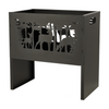 ESSCHERT DESIGN Rectangular Fire Basket - Deer **Limited Stock**