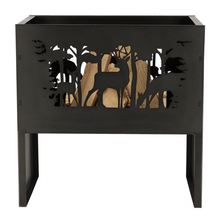 Load image into Gallery viewer, ESSCHERT DESIGN Rectangular Fire Basket - Deer