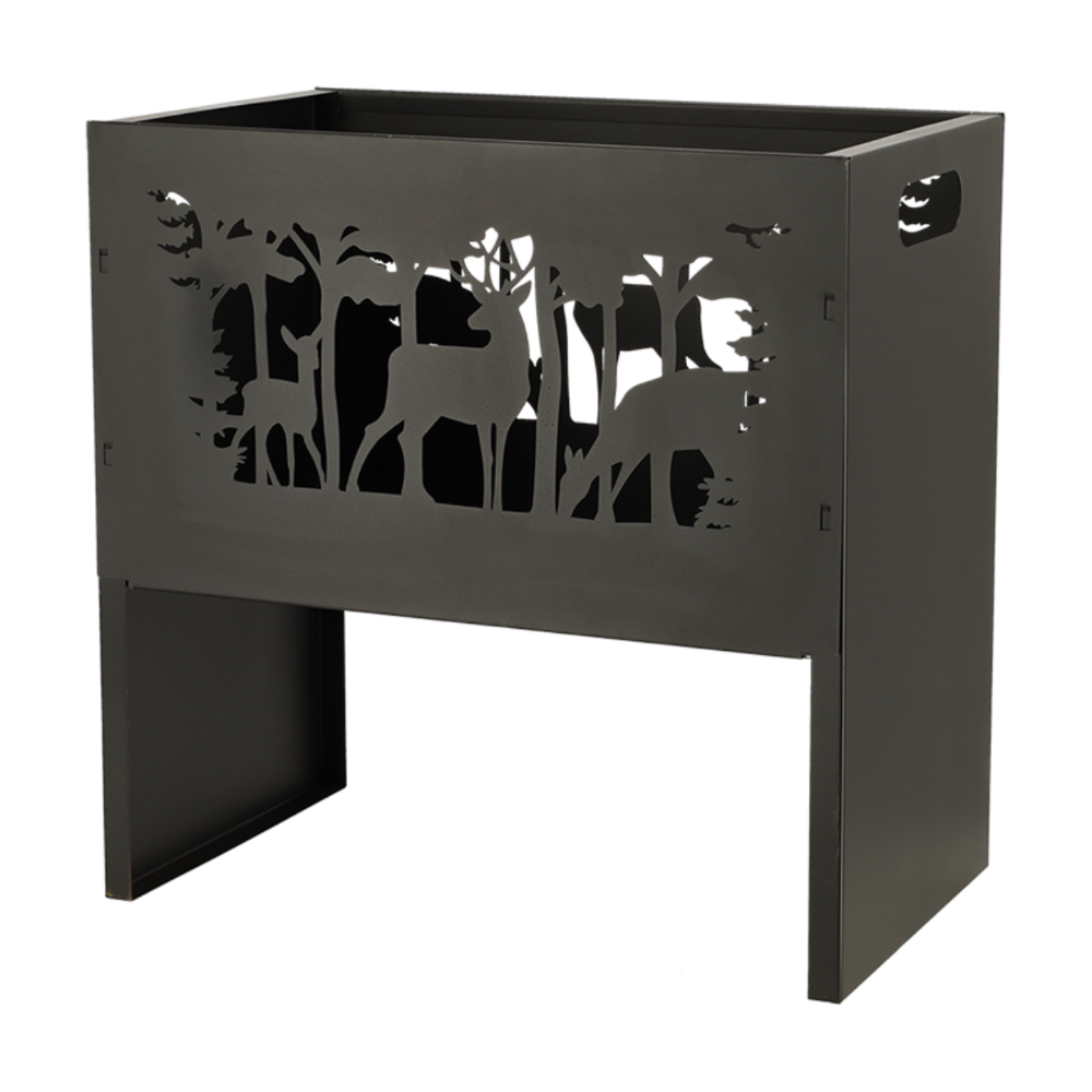 Load image into Gallery viewer, ESSCHERT DESIGN Rectangular Fire Basket - Deer