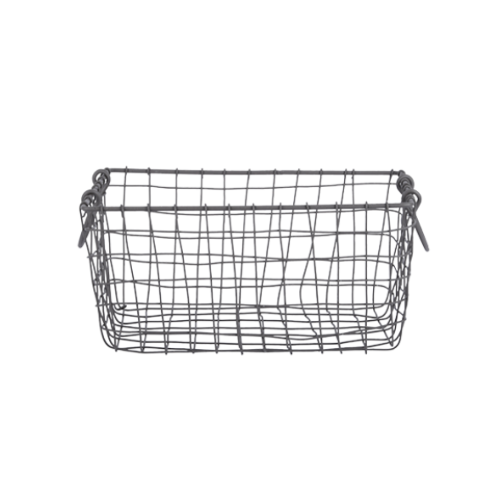 ESSCHERT DESIGN Small Rectangular Wire Basket - Large