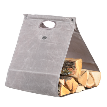 ESSCHERT DESIGN Waxed Canvas Log Carrier