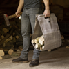 ESSCHERT DESIGN Waxed Canvas Log Carrier