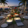 ESSCHERT DESIGN Outdoor Candle Square - Medium
