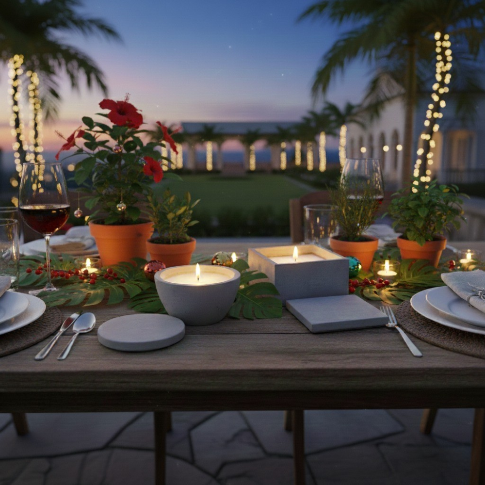 Load image into Gallery viewer, ESSCHERT DESIGN Outdoor Candle Square - Medium