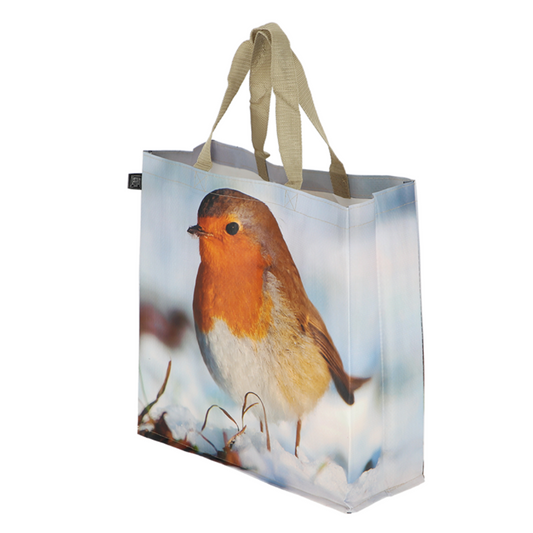 ESSCHERT DESIGN 'Nature Print' Shopping Bag - Robin