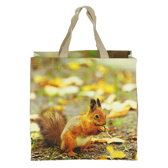 ESSCHERT DESIGN 'Nature Print' Shopping Bag - Squirrel