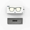 IZIPIZI eyeglasses with packaging and case on a white background