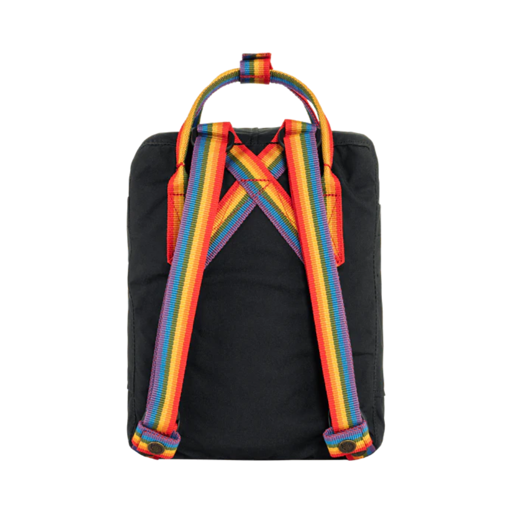 Load image into Gallery viewer, FJÄLLRÄVEN Kånken Rainbow Mini Backpack - Black