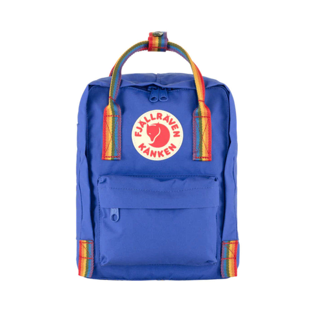 FJALLRAVEN Kanken Rainbow Mini Backpack - Cobalt Blue