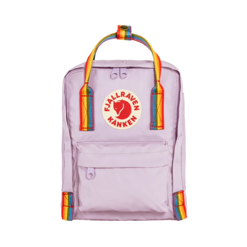 FJALLRAVEN Kanken Rainbow Mini Backpack - Pastel Lavender