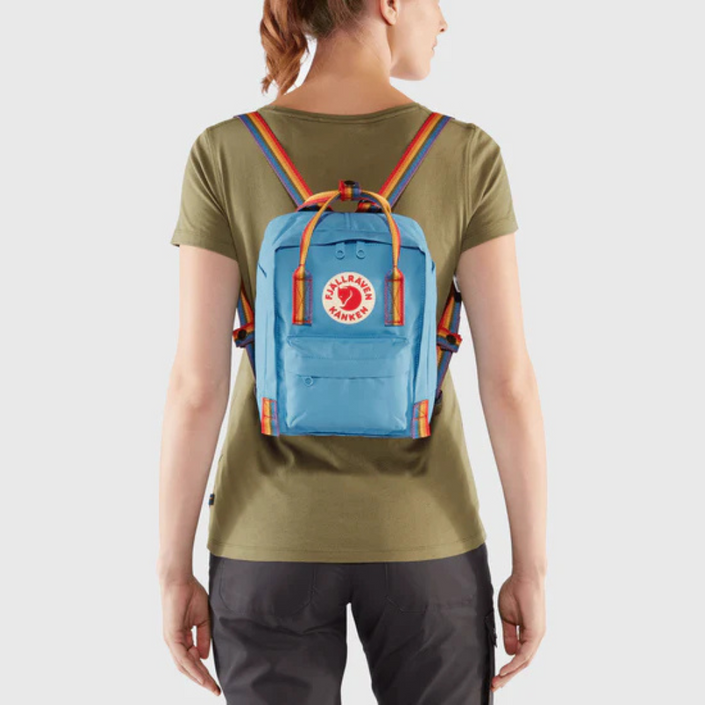 FJÄLLRÄVEN Kånken Rainbow Mini Backpack - Cobalt Blue