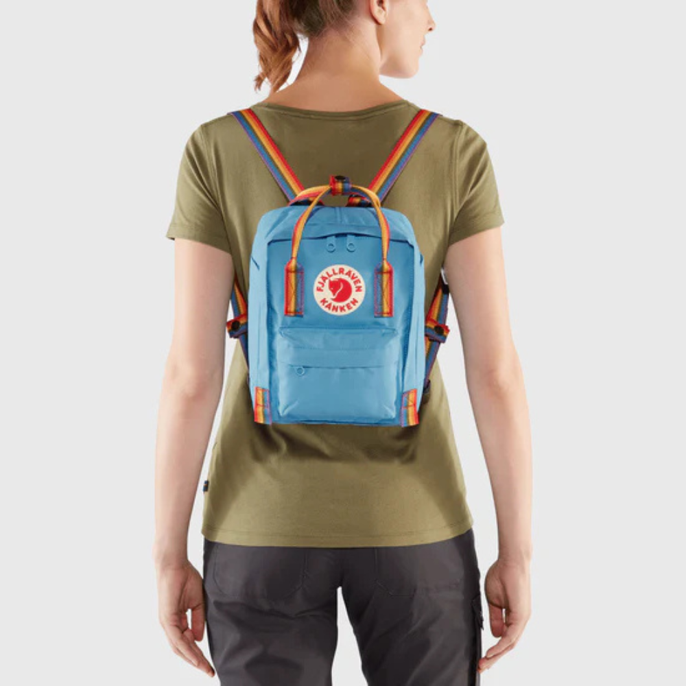 Load image into Gallery viewer, FJÄLLRÄVEN Kånken Rainbow Mini Backpack - Cobalt Blue