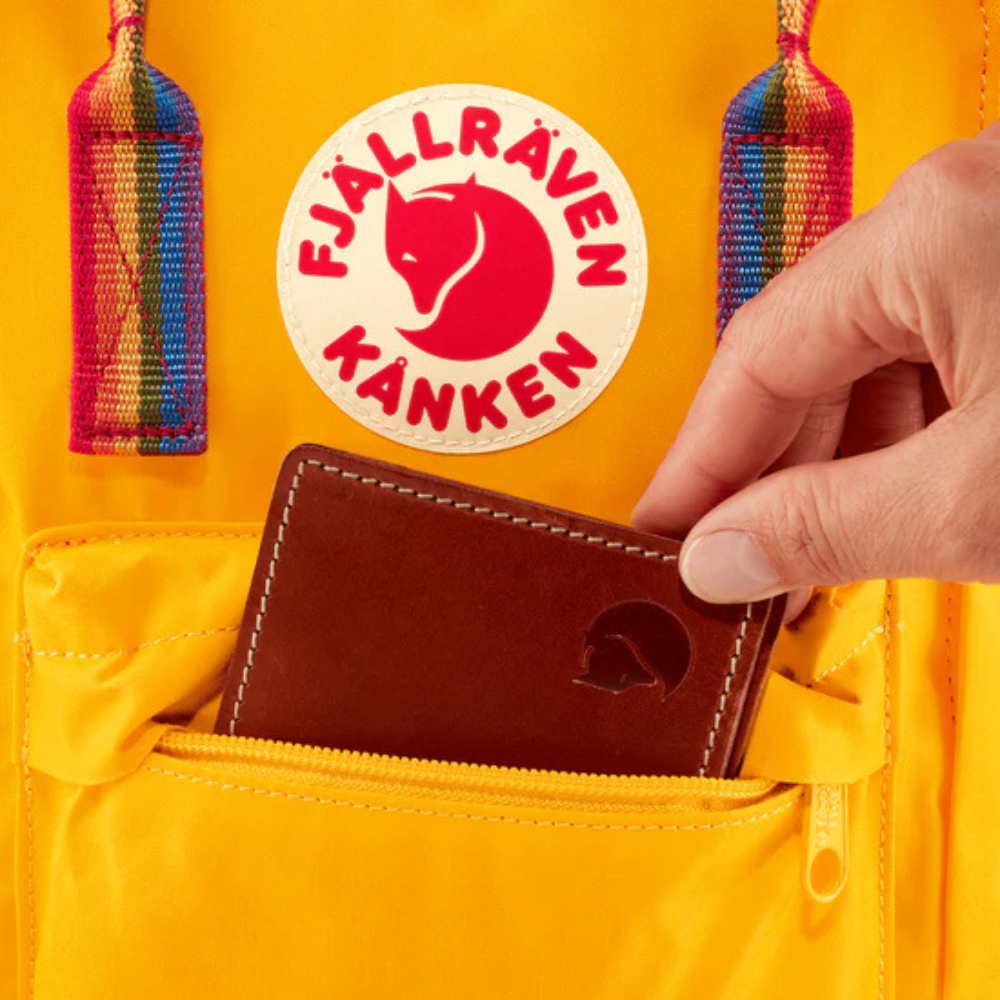 Load image into Gallery viewer, FJÄLLRÄVEN Kånken Rainbow Mini Backpack - Black