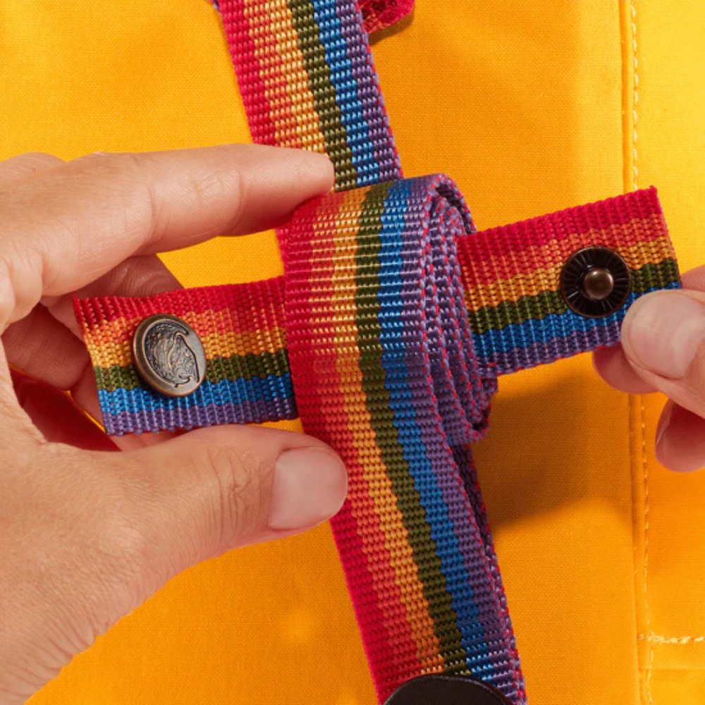 Load image into Gallery viewer, FJÄLLRÄVEN Kånken Rainbow Mini Backpack - Black