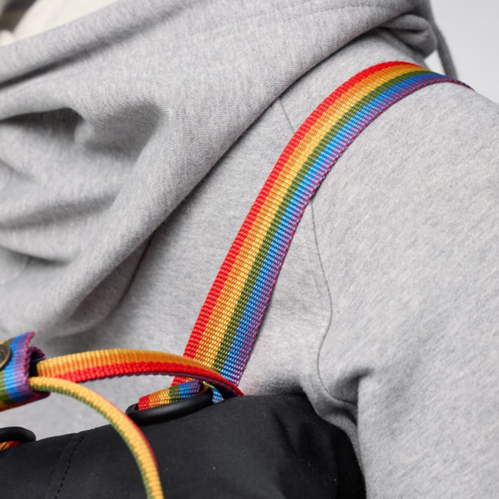 FJÄLLRÄVEN Kånken Rainbow Mini Backpack - Black