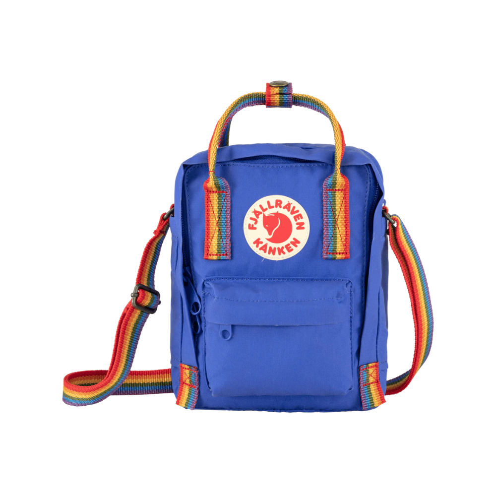 FJÄLLRÄVEN Kånken Rainbow Sling Carry Bag - Cobalt Blue