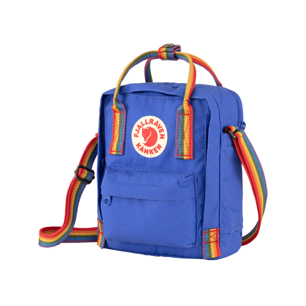 Load image into Gallery viewer, FJÄLLRÄVEN Kånken Rainbow Sling Carry Bag - Cobalt Blue